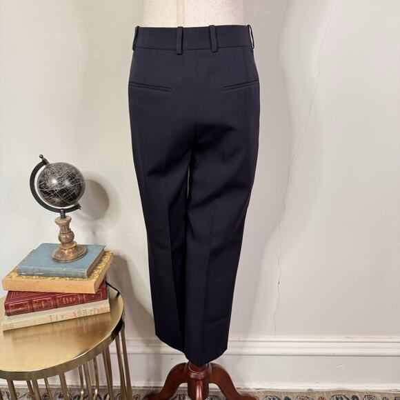 Jil Sander Navy Wool Tailored Pants Size 32 IT 0 US Minimalist Classic - Picture 7 of 11